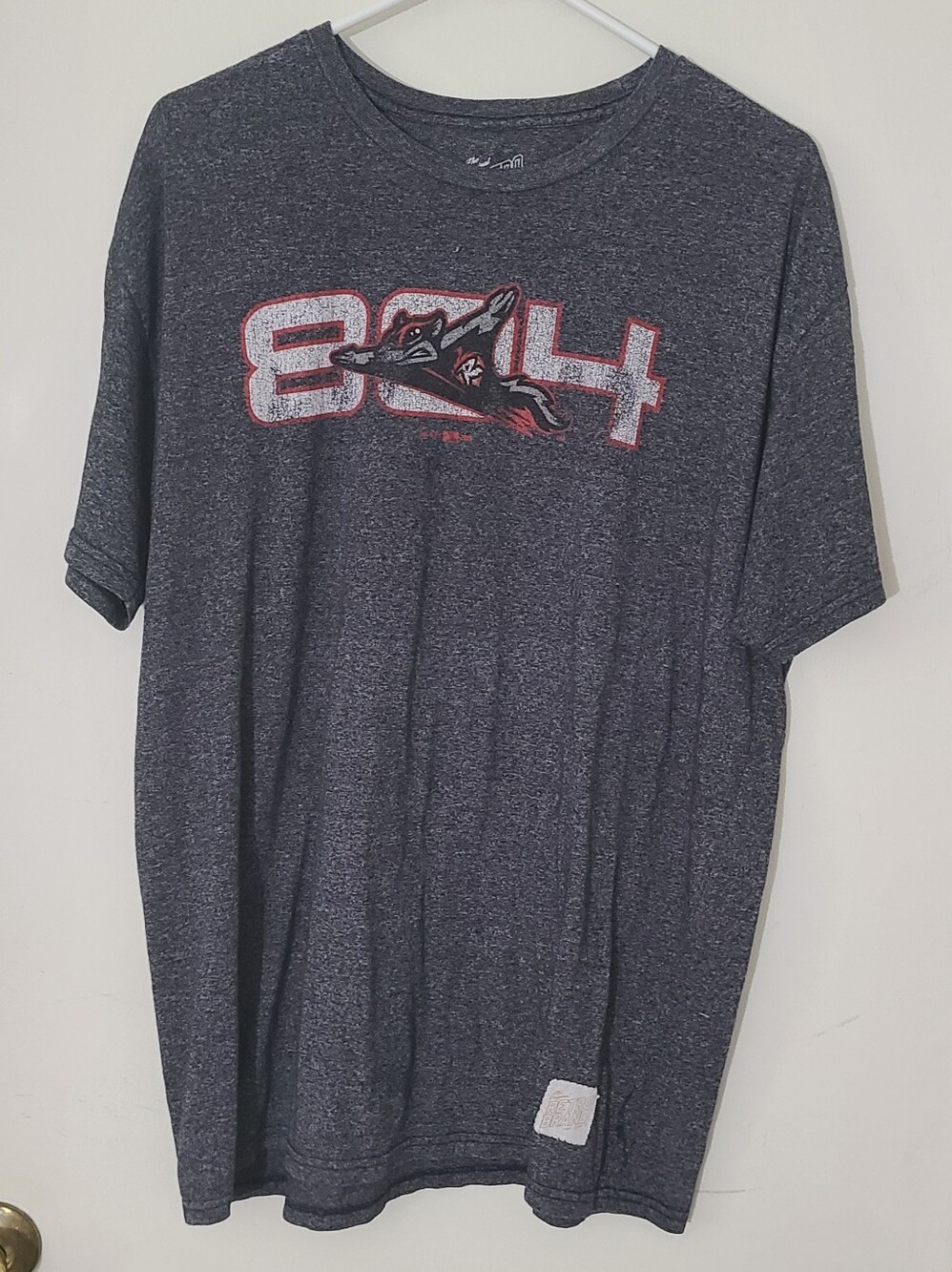 Richmond Flying Squirrels 804 Men's Heather T-Shirt XL